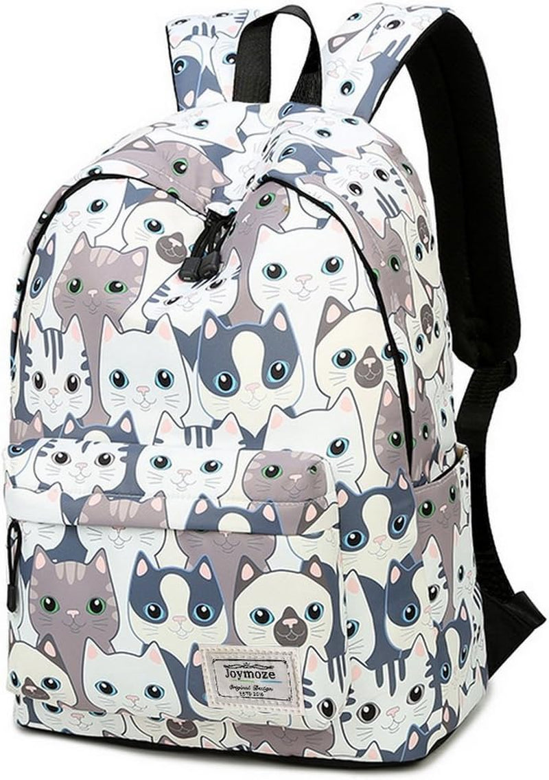 Leisure Backpack for Girls Teenage School Backpack Women Backpack Purse Cat