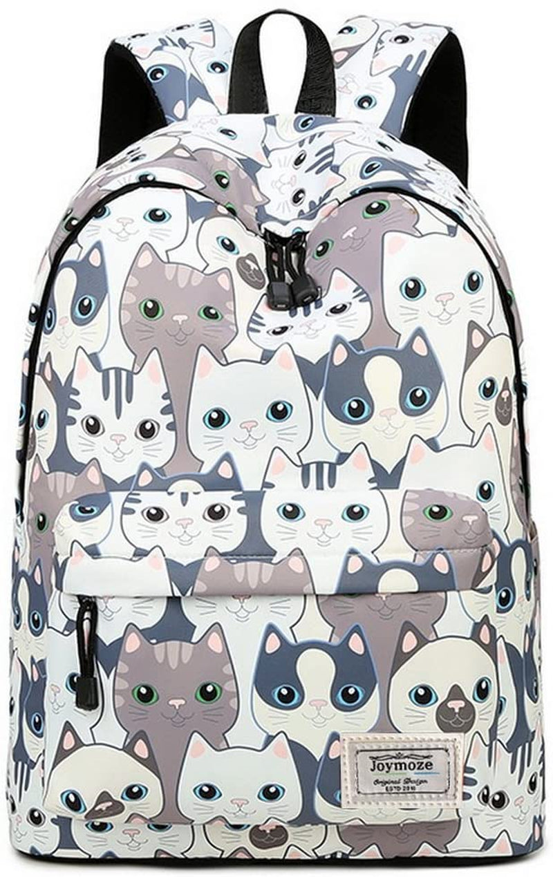 Leisure Backpack for Girls Teenage School Backpack Women Backpack Purse Cat