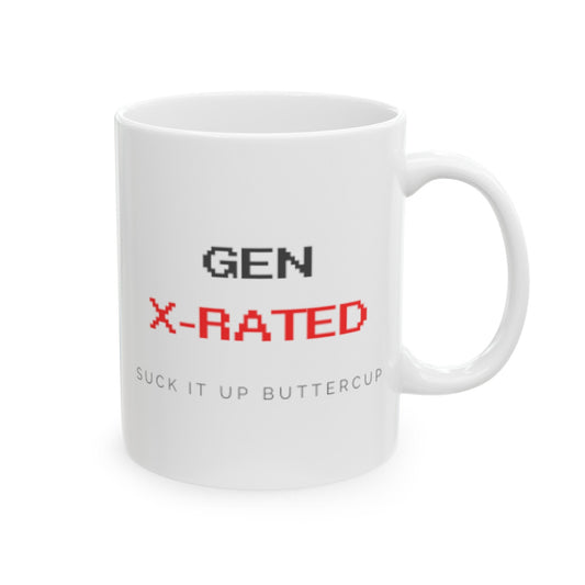 GEN X-Rated Ceramic Mug, (11oz, 15oz)