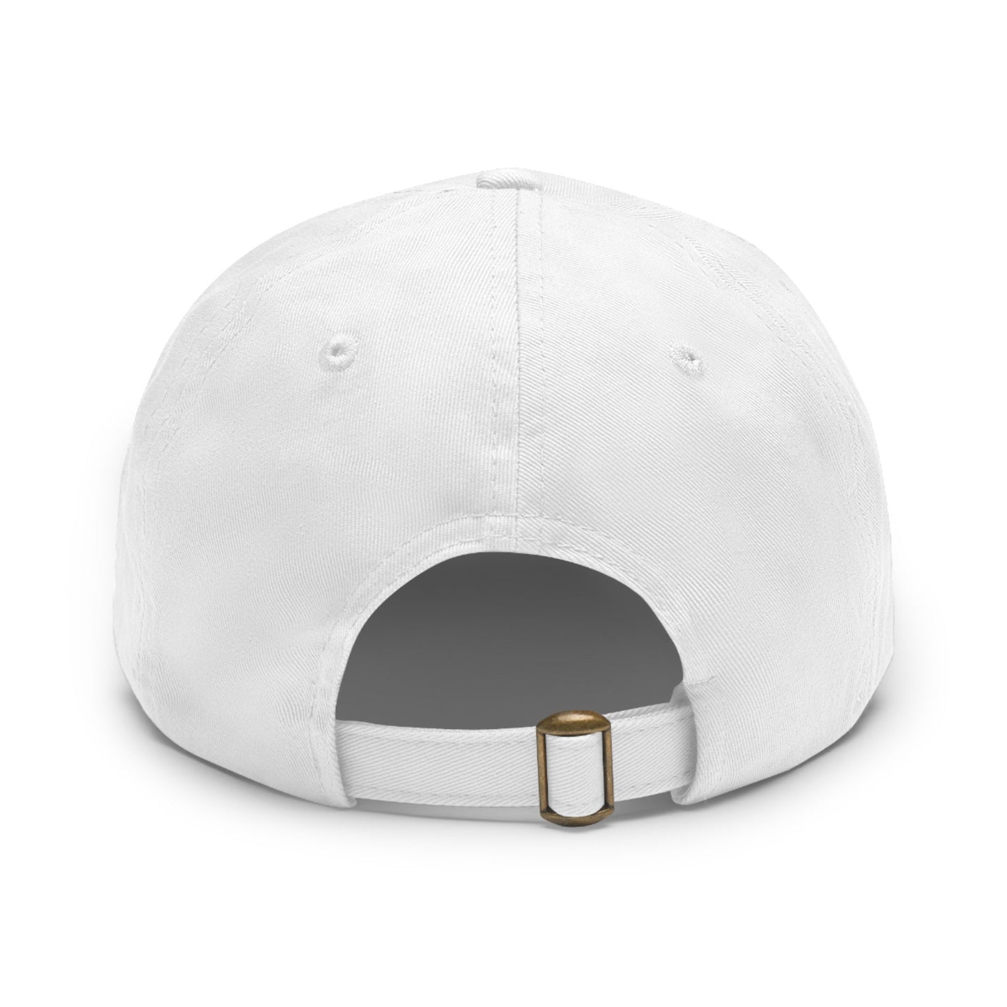 Proud Dad Hat with Leather Patch (Round)