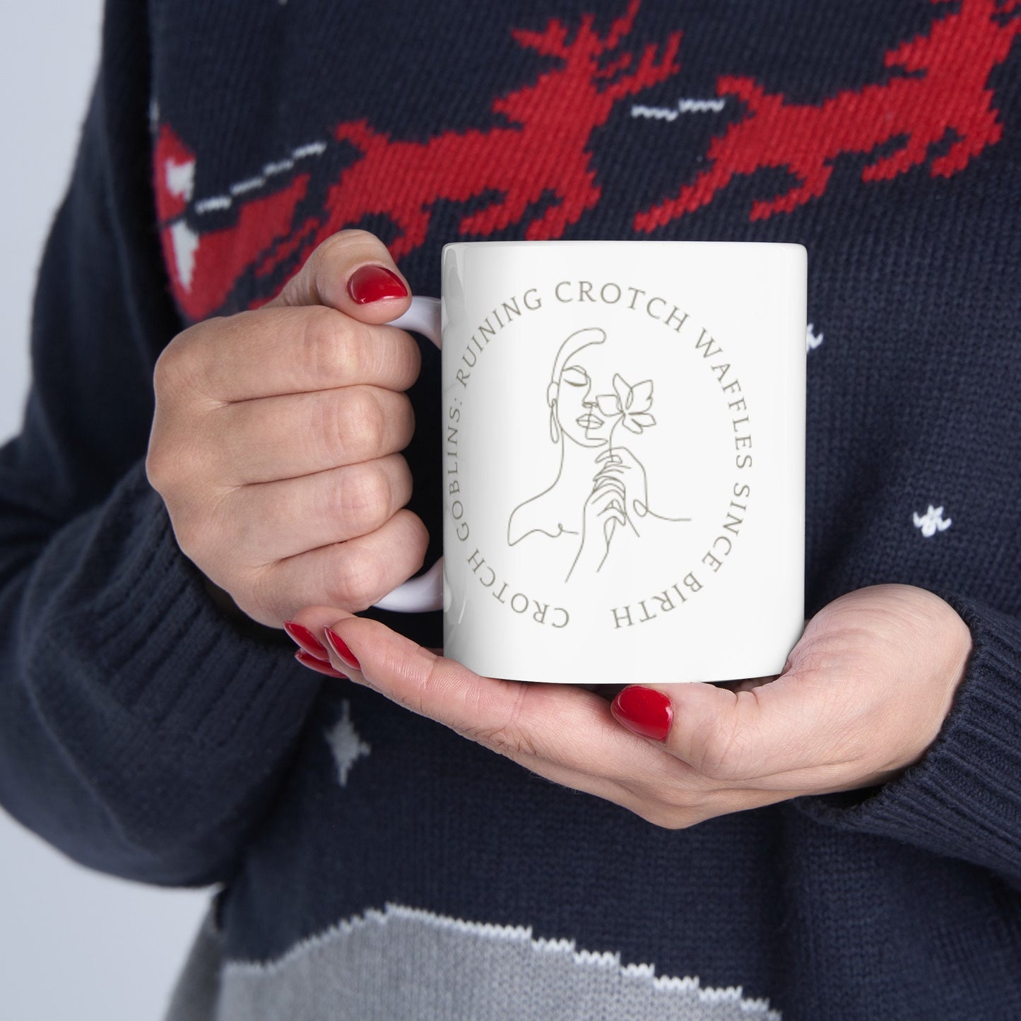 Crotch Goblin Ceramic Mug, (11oz, 15oz)