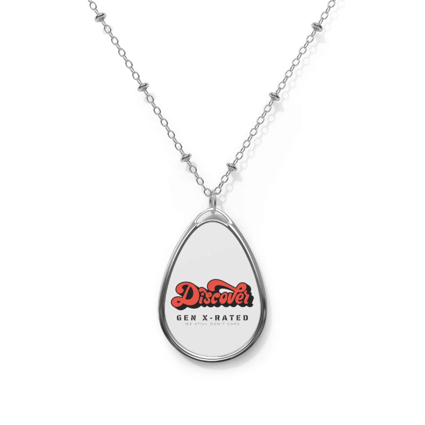 GEN X-RATED Oval Necklace