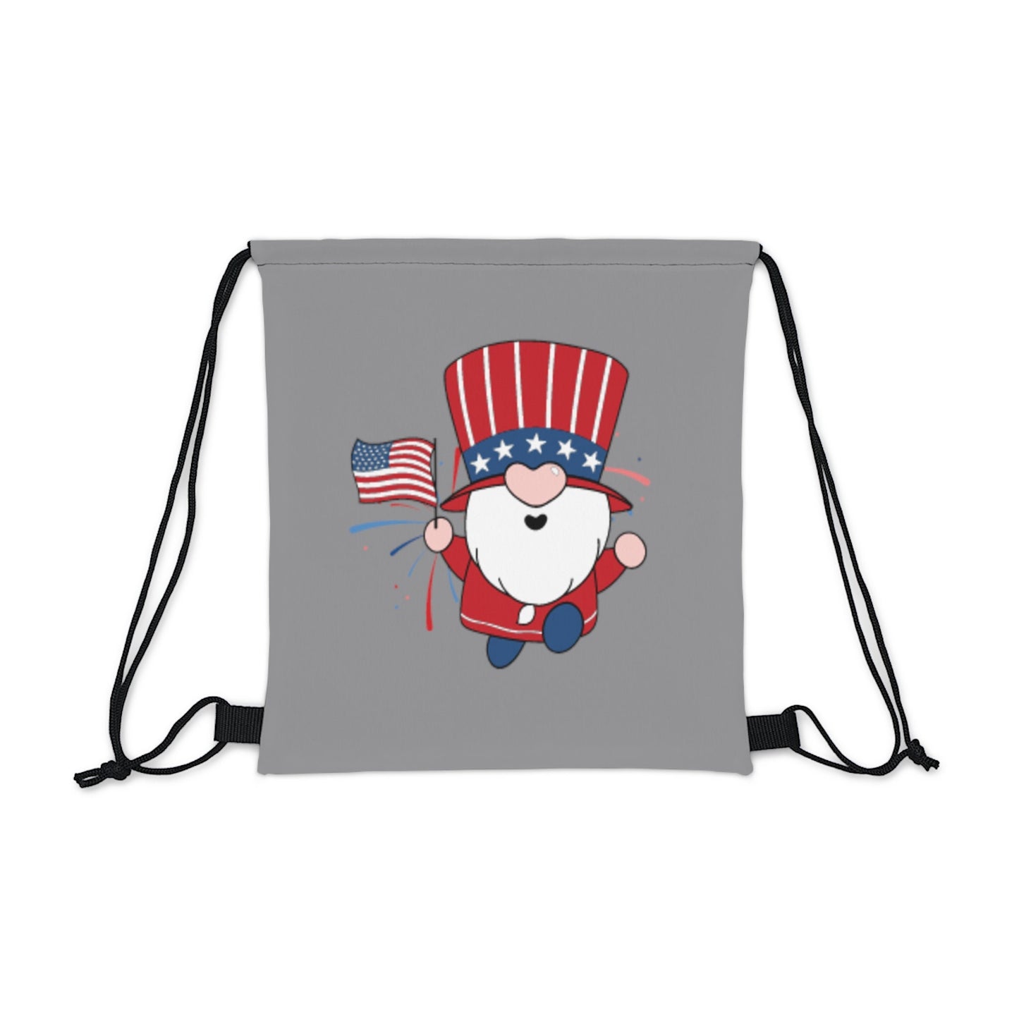 Gnome 4th Outdoor Drawstring Bag