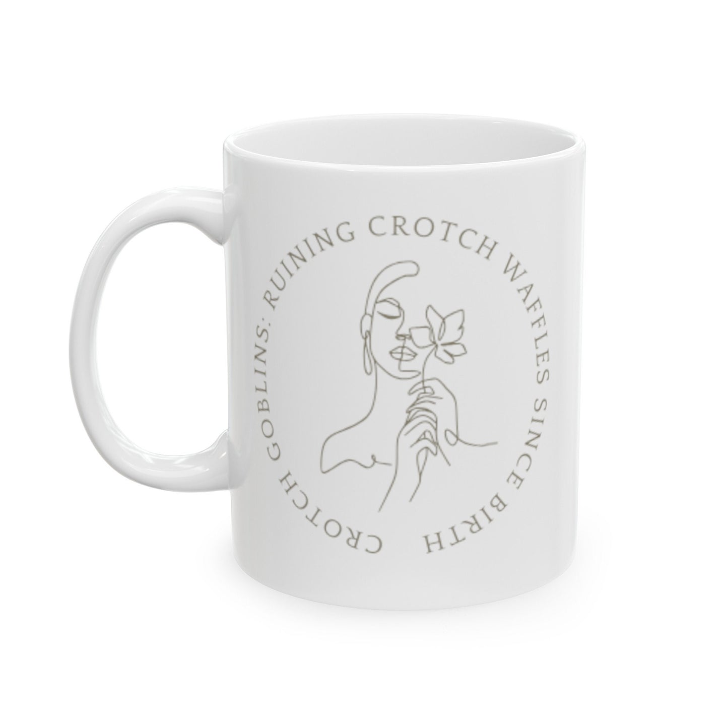 Crotch Goblin Ceramic Mug, (11oz, 15oz)