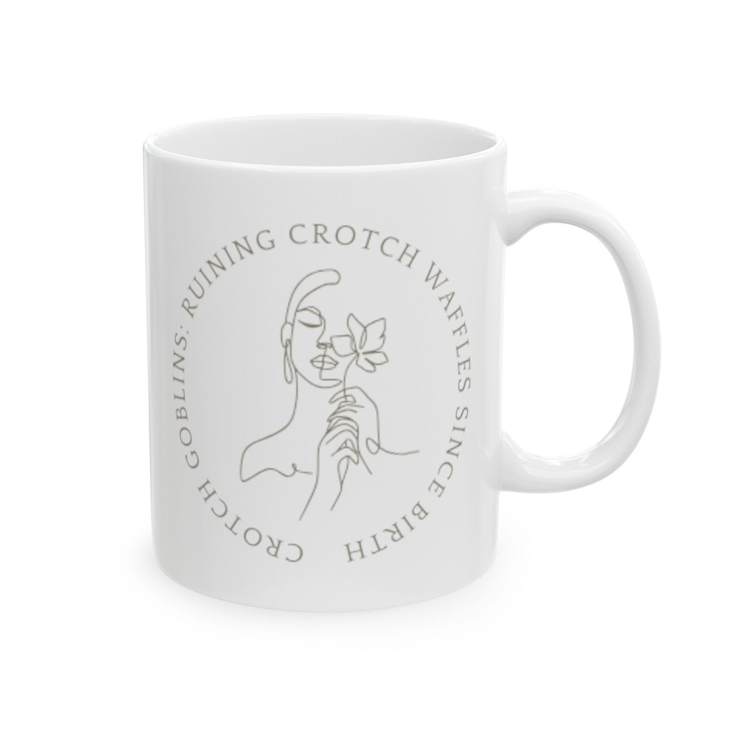 Crotch Goblin Ceramic Mug, (11oz, 15oz)