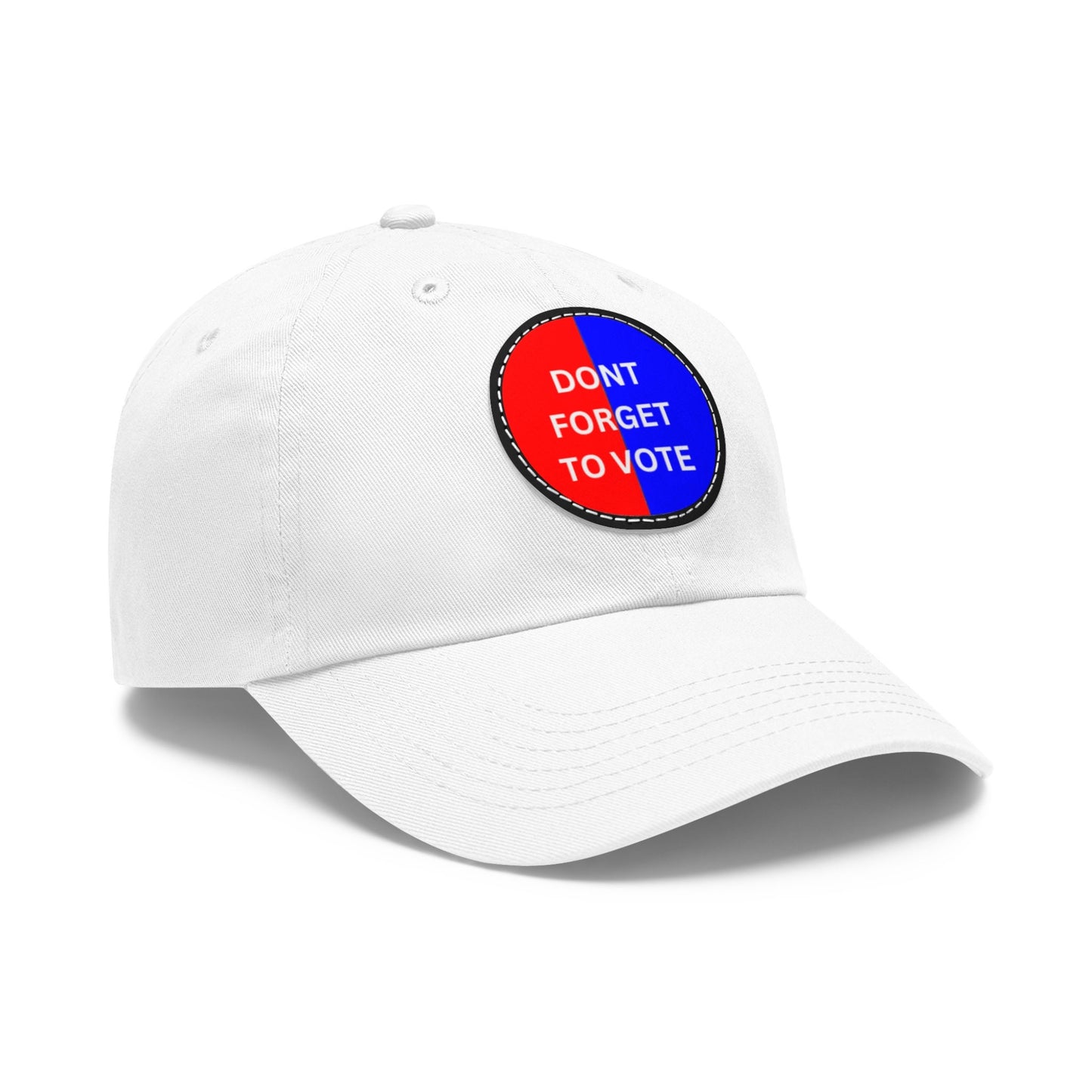 VOTE Hat with Leather Patch (Round)