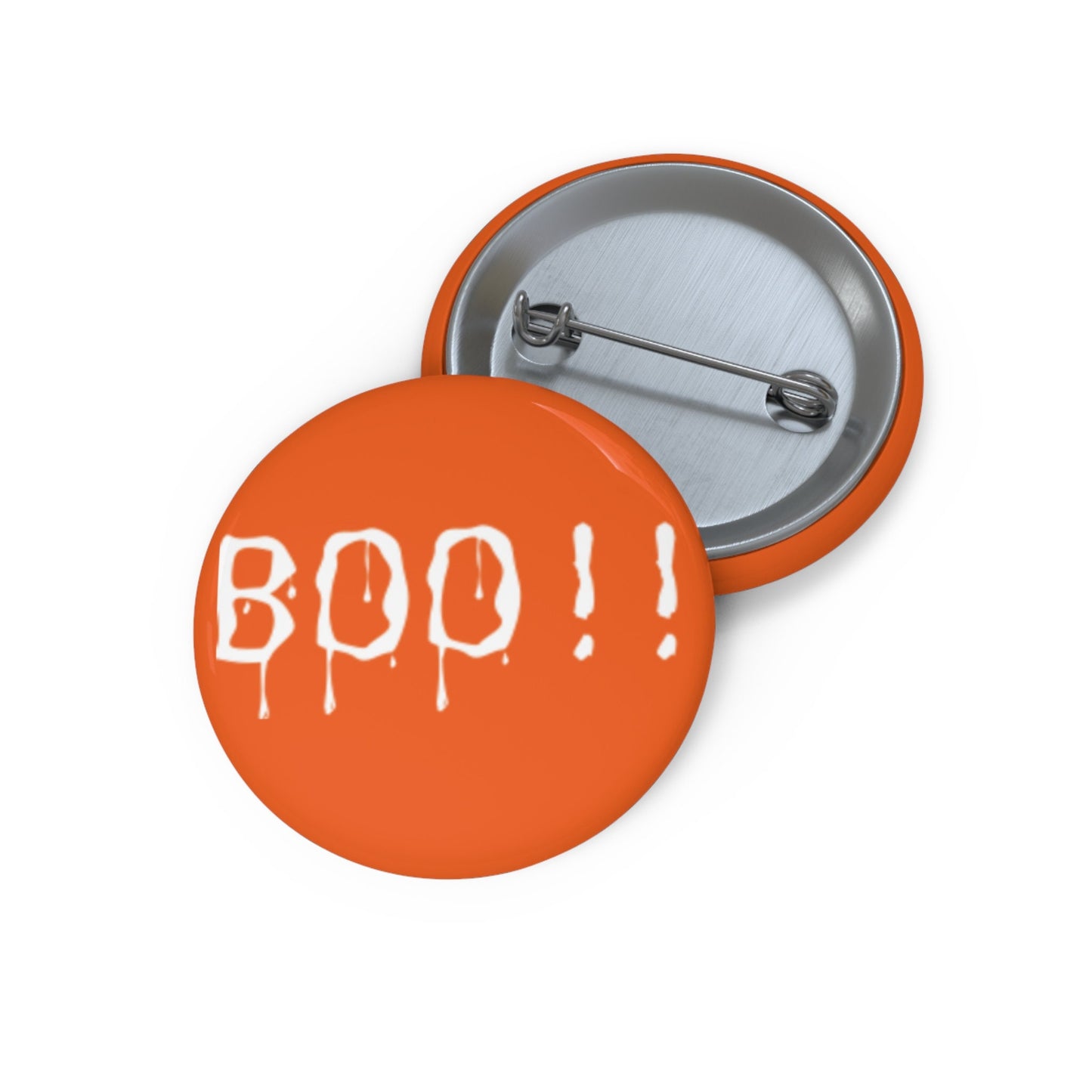 Orange BOO!! Custom Pin