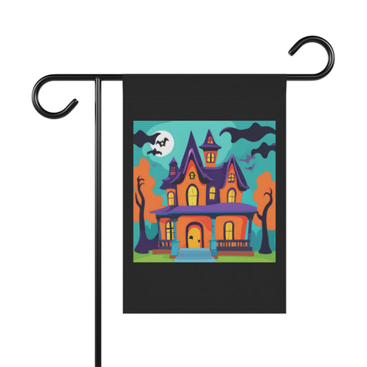 Haunted House Garden Banner