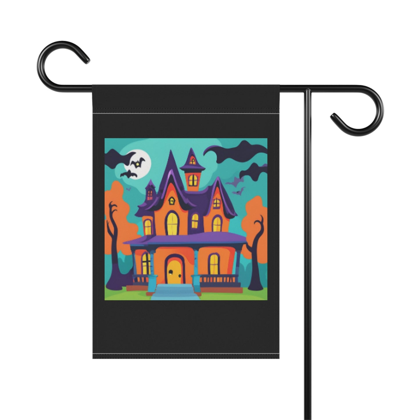 Haunted House Garden Banner