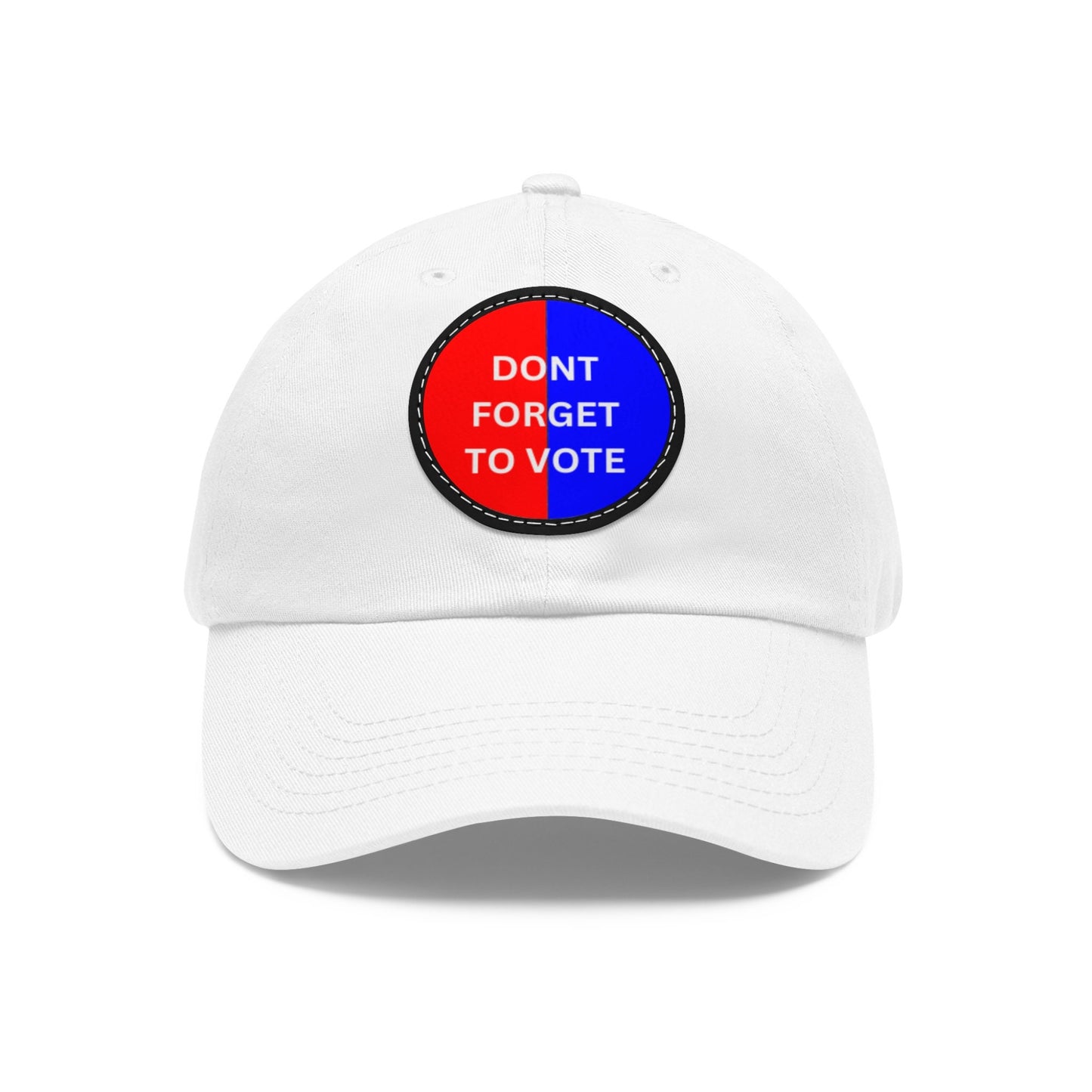 VOTE Hat with Leather Patch (Round)