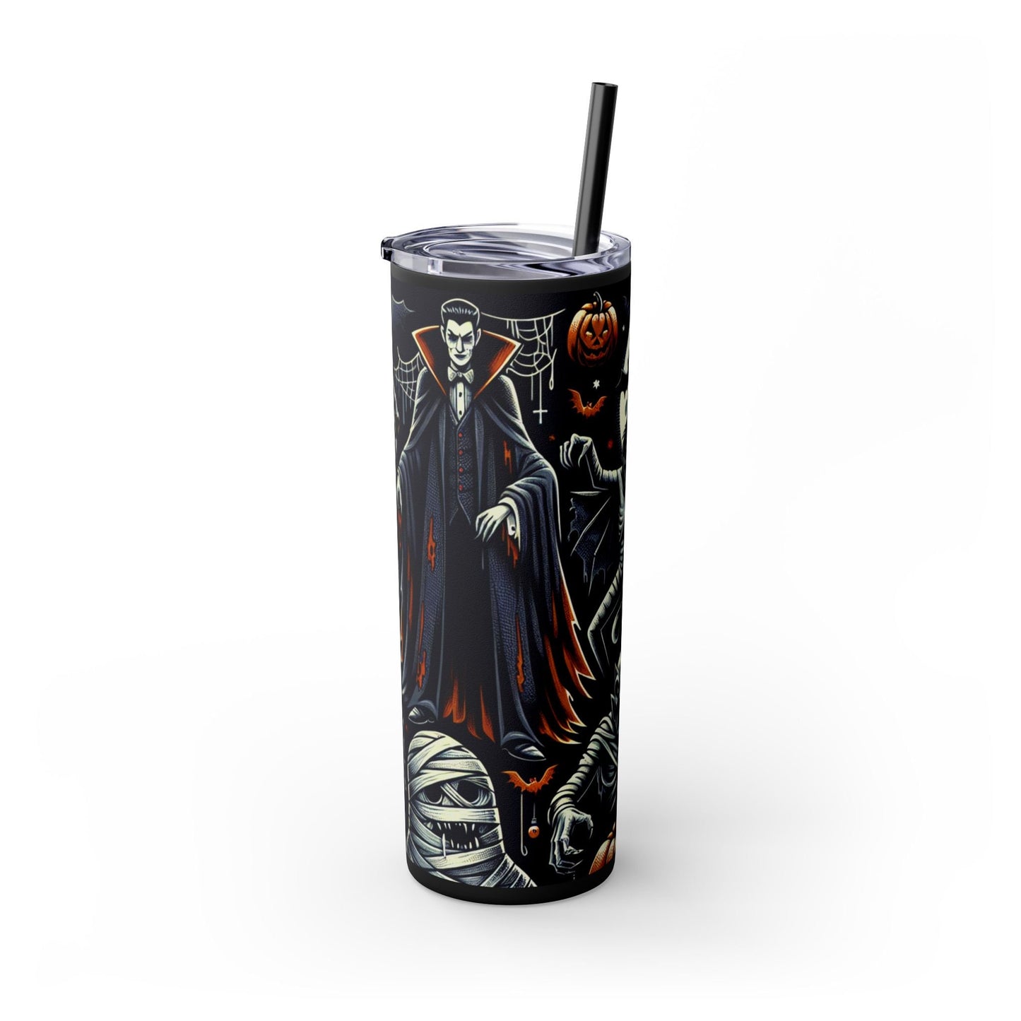 Halloween Monsters Tumbler with Straw, 20oz