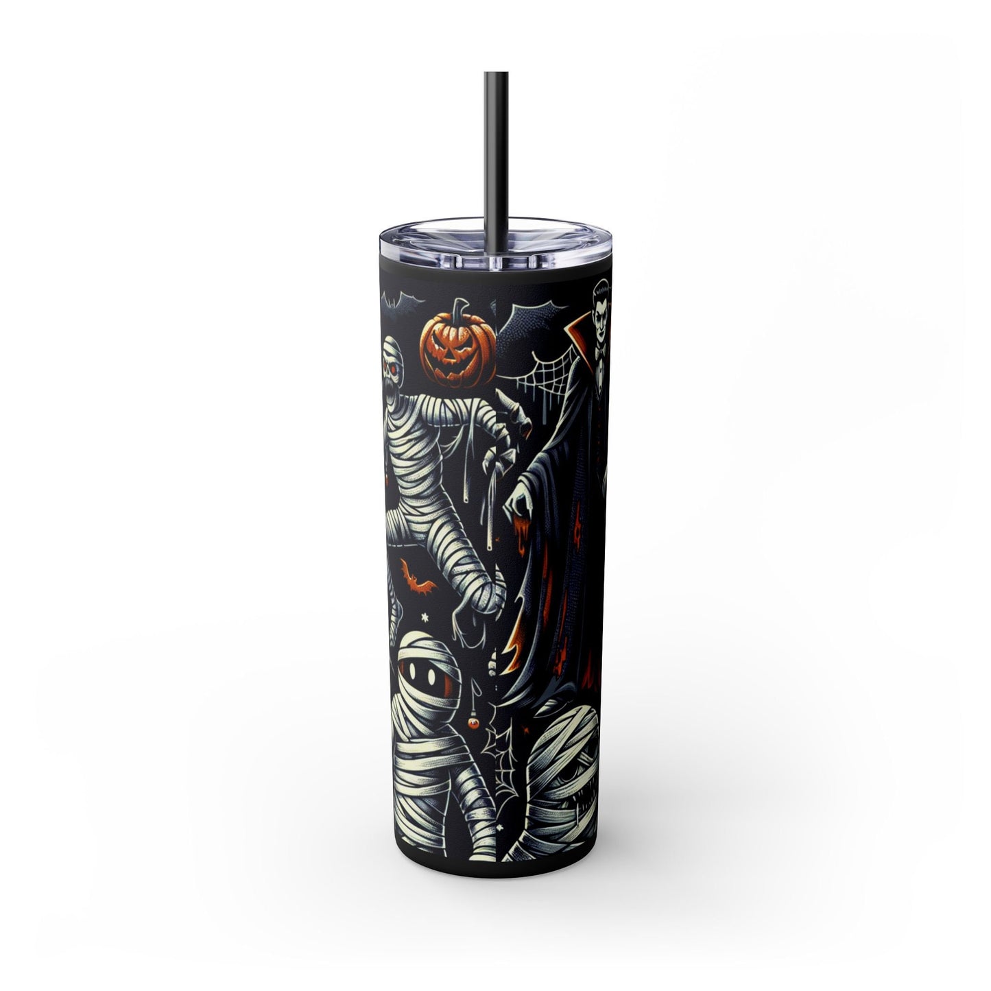 Halloween Monsters Tumbler with Straw, 20oz