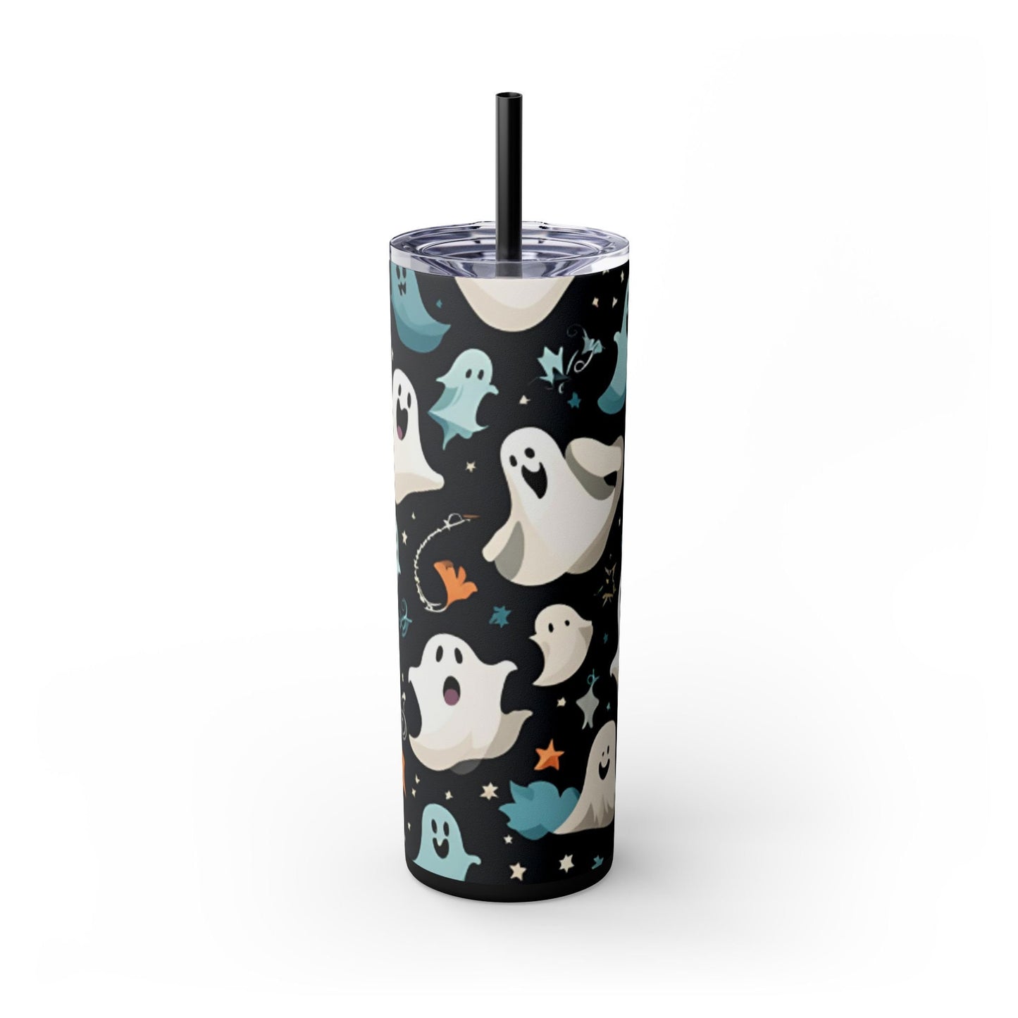 Funny Ghosts Tumbler with Straw, 20oz