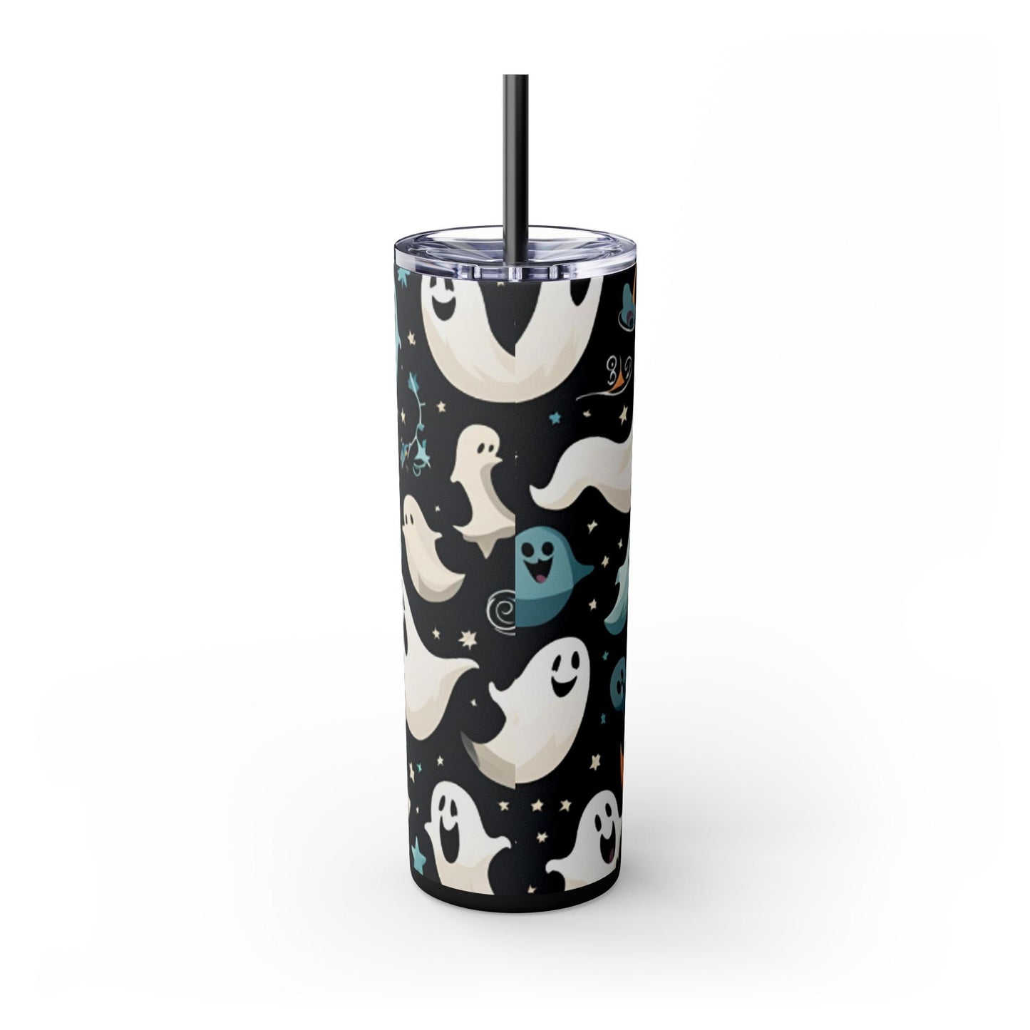 Funny Ghosts Tumbler with Straw, 20oz