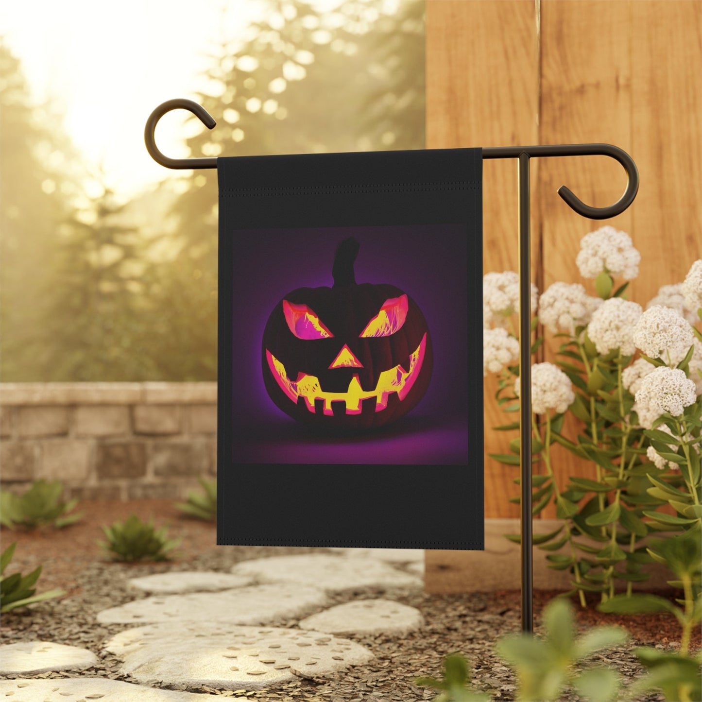 Jack-O-Lantern Garden Banner